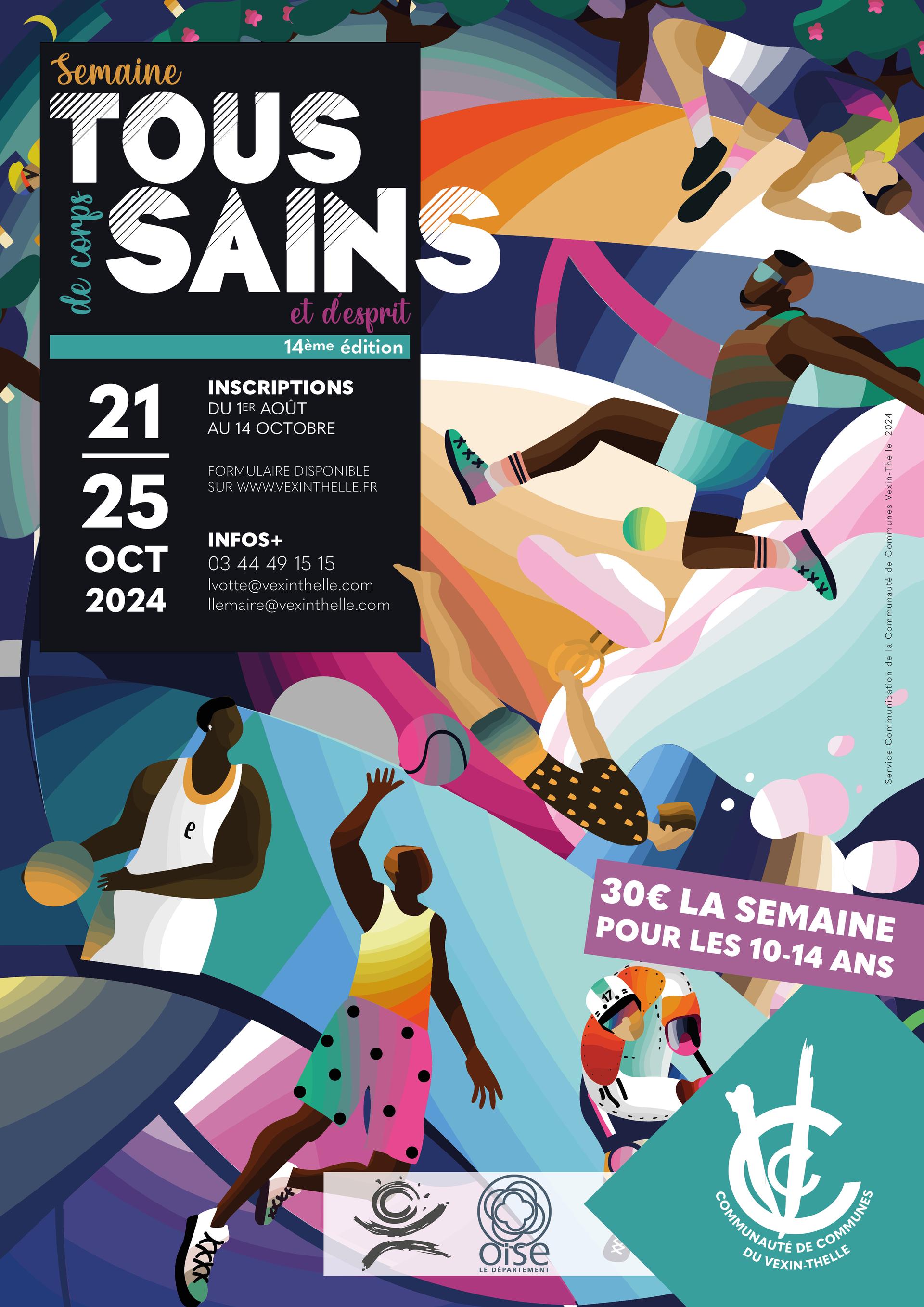 Tous Sains de Corps et d'Esprit 2024 - Affiche