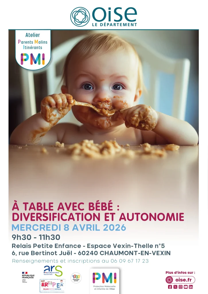 Atelier Parents Malins Itinérants – À table avec bébé